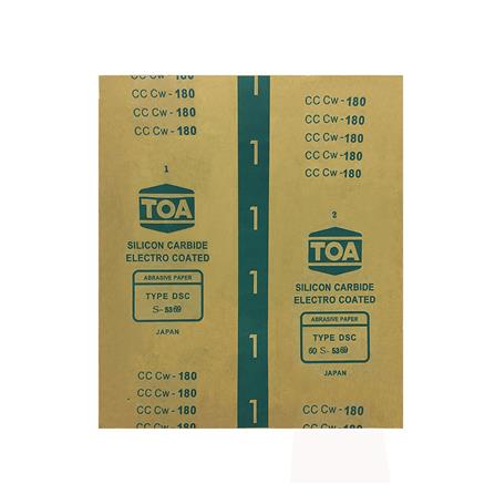 กระดาษทรายขัดไม้แผ่น เบอร์ 180 TOA_0