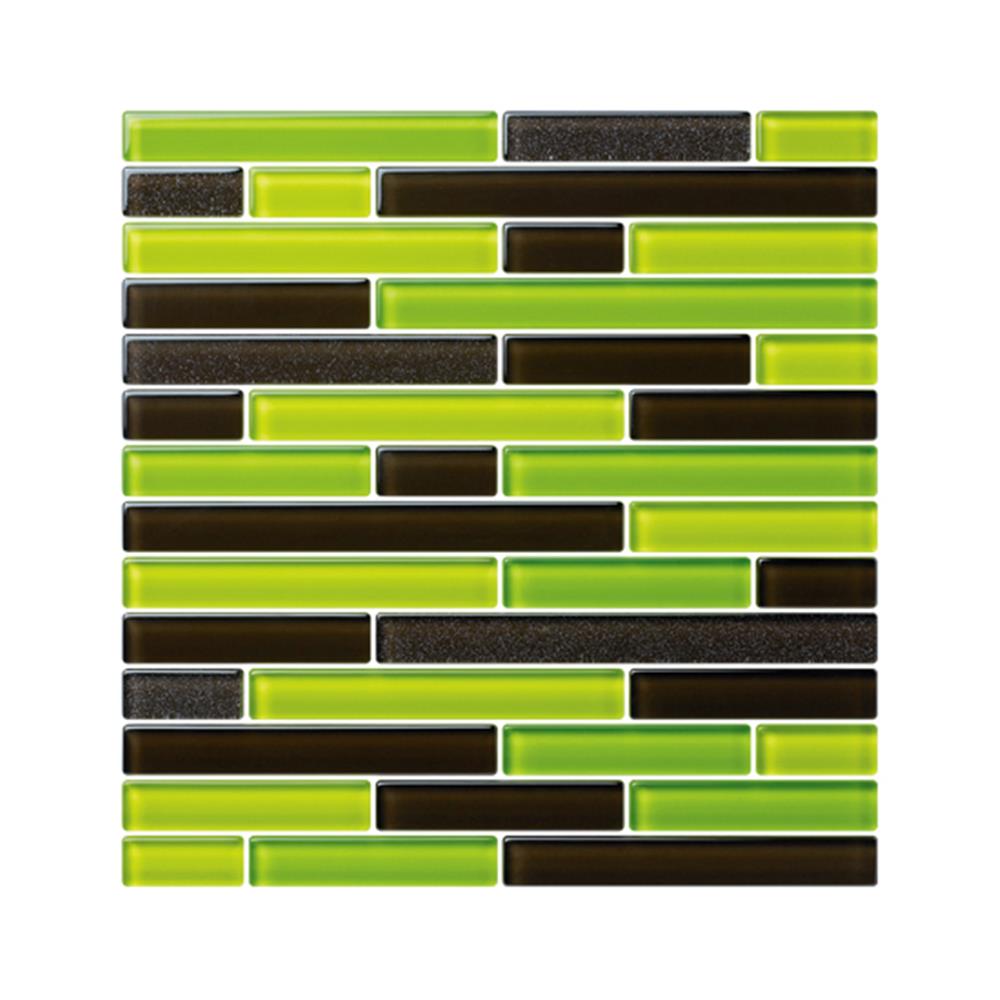 โมเสคแก้ว 30x30 ซม. บล็อคโคลี่