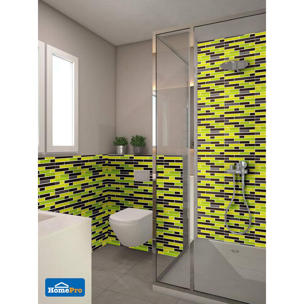 โมเสคแก้ว 30x30 ซม. บล็อคโคลี่