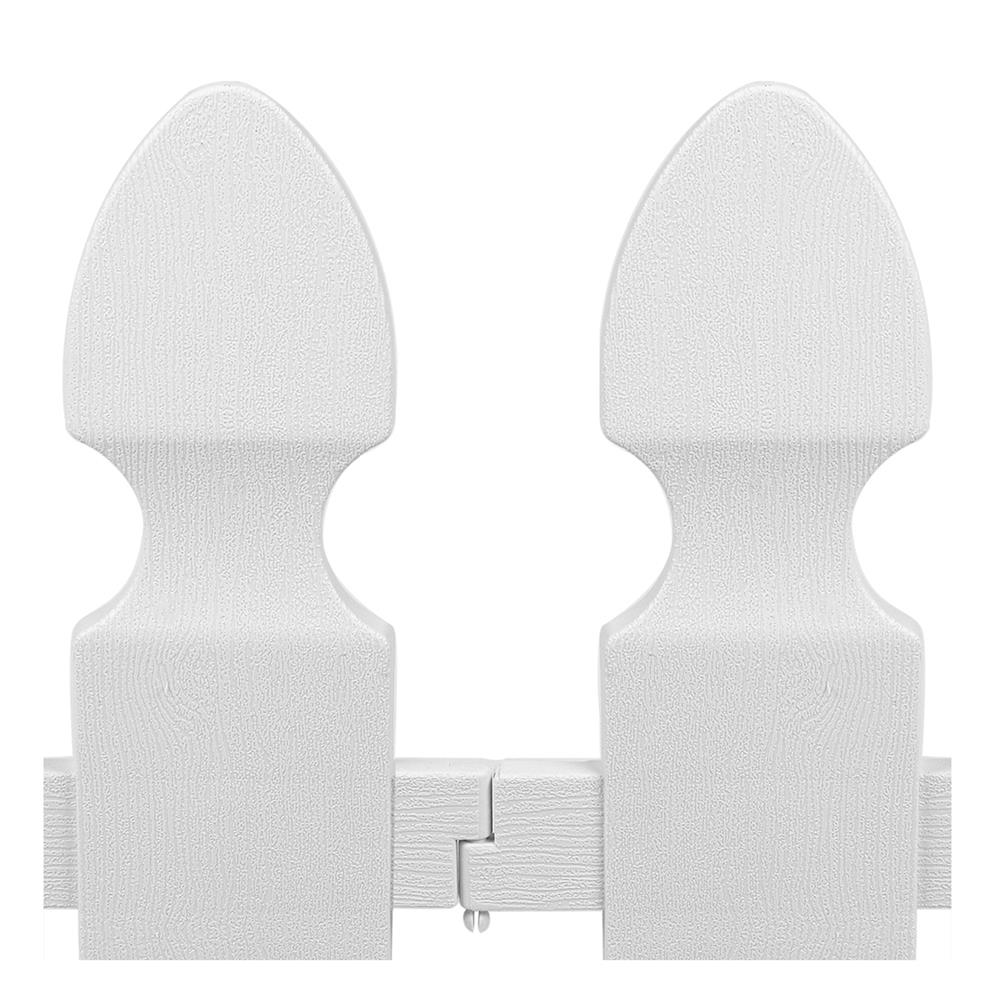 รั้วพลาสติกปักลงดิน SPRING HT-702 สีขาว