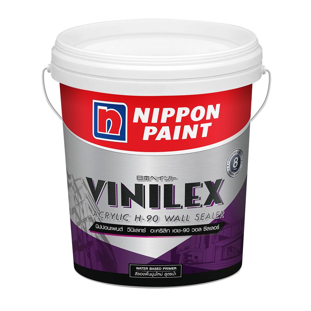 สีรองพื้นปูนใหม่ NIPPON PAINT VINILEX ACRYLIC H-90 WALL SEALER 5 แกลลอน