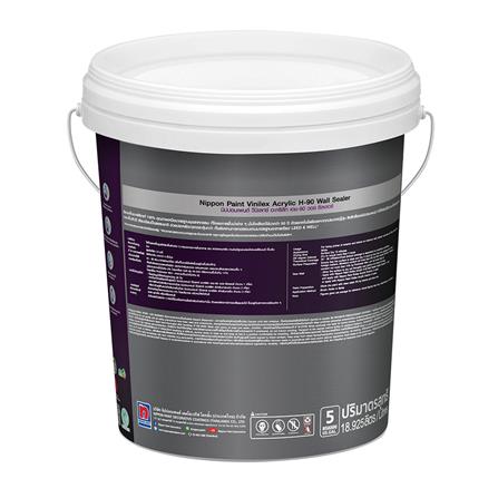 สีรองพื้นปูนใหม่ NIPPON PAINT VINILEX ACRYLIC H-90 WALL SEALER 5 แกลลอน_1
