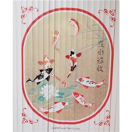 มู่ลี่ PVC KNP ฮวงจุ้ยปลาคาร์ฟ 80X200 ซม._1