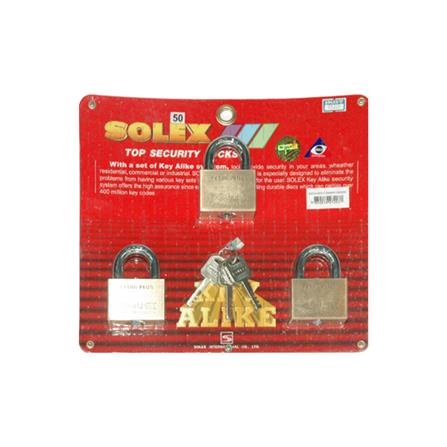 กุญแจคีย์อะไลก์ SOLEX KAEXTRA50/3 50 มม. แพ็ก 3 ชิ้น_0