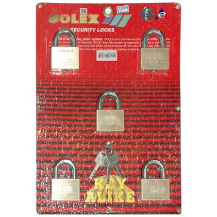 กุญแจคีย์อะไลท์ SOLEX EXTRA50/5 50 มม. 5 ตัว/ชุด
