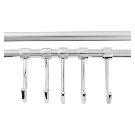 ชั้นวางผ้าพร้อมราว MOYA 23009 สีโครม_2