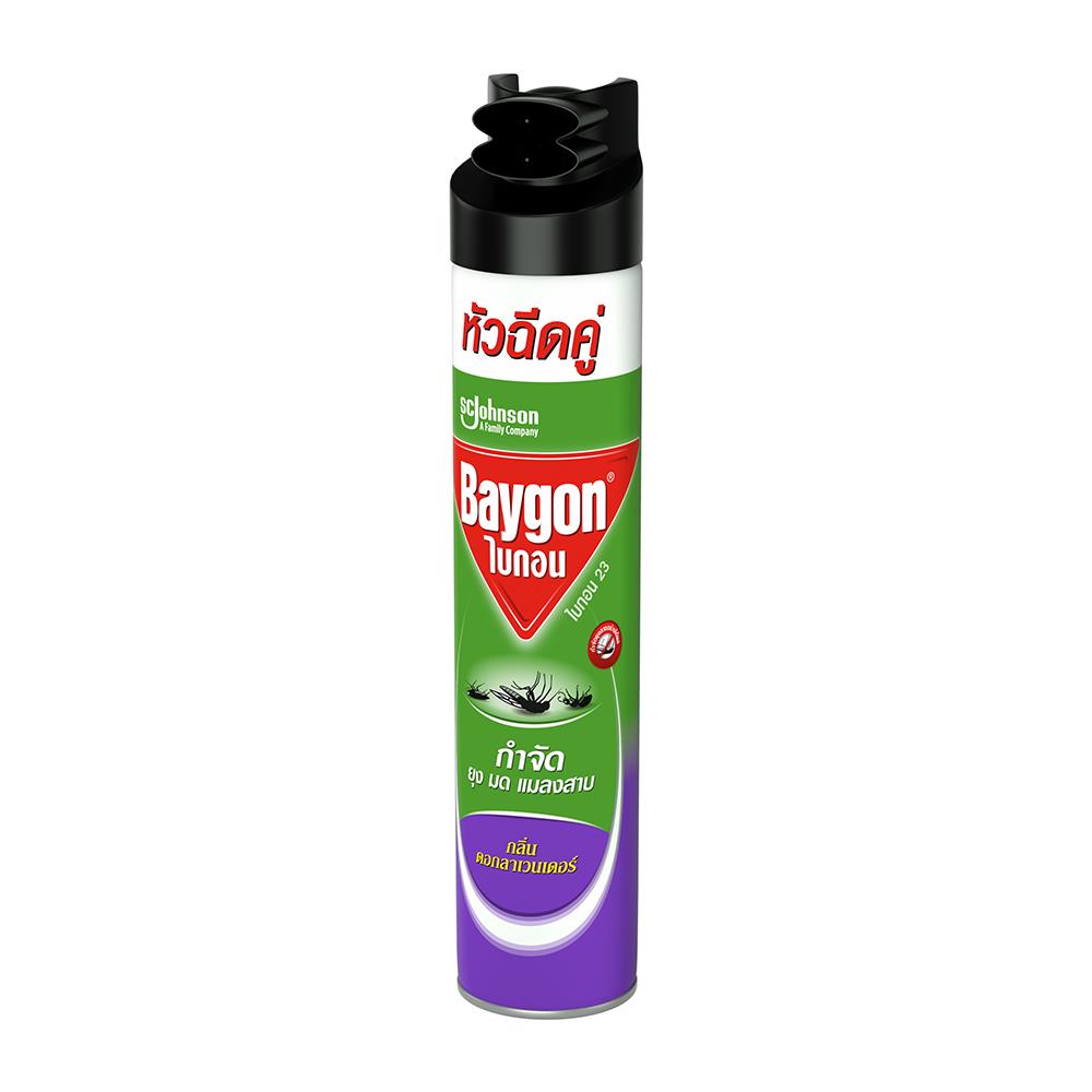 สเปรย์กำจัดแมลง BAYGON LAVENDER 600 มล.