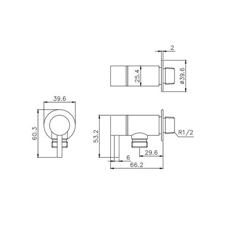 วาล์วฝักบัว 1 ทาง WS-0310_1