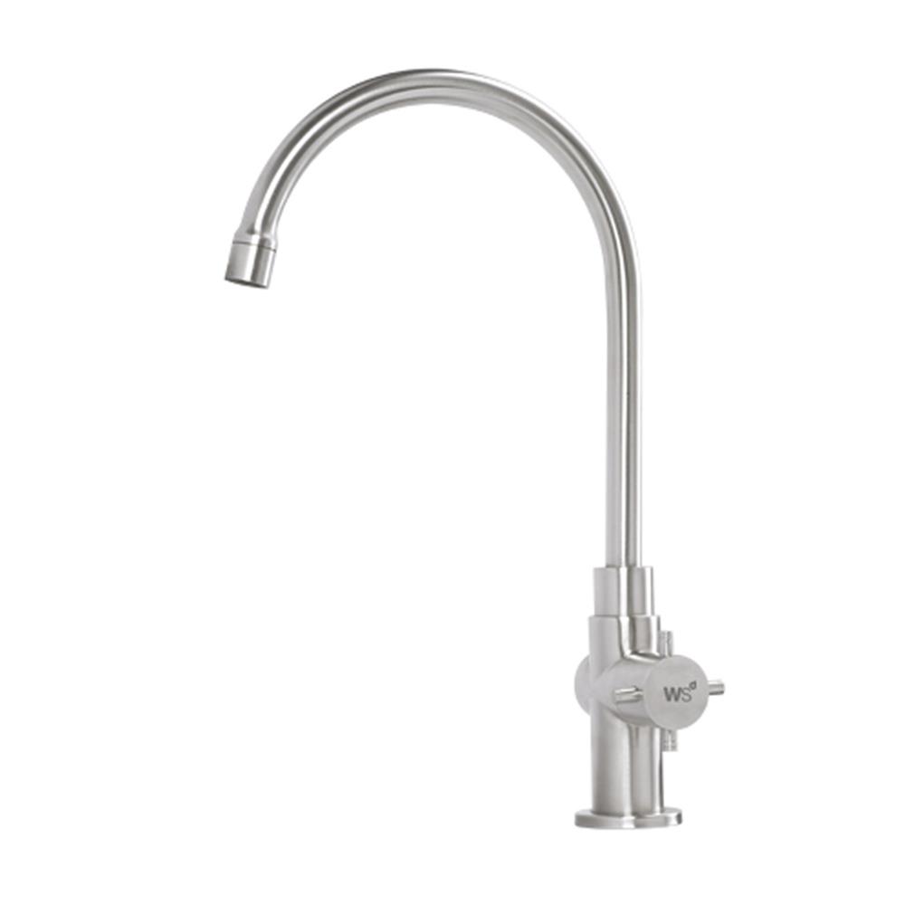 ก๊อกซิงค์เดี่ยวเคาน์เตอร์ WS WS-0131J สเตนเลส