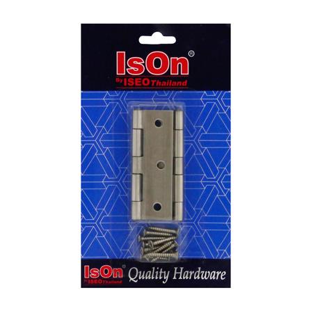 บานพับ 4x3 นิ้ว x 1.5 มม. ISON 444030 สีสเตนเลส (แพ็ก 2 ชิ้น)_1