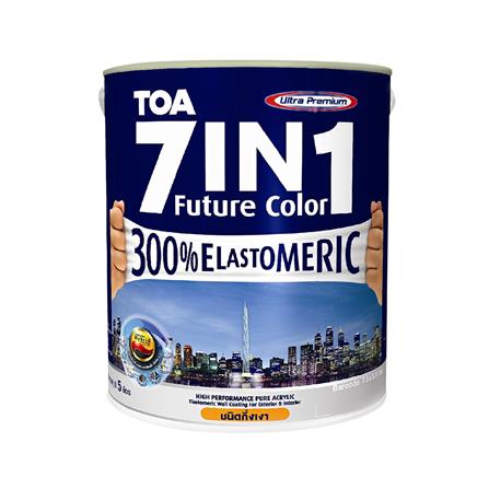 สีน้ำทาภายนอก TOA 7 IN 1 BASE A กึ่งเงา 1 แกลลอน_0