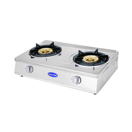 เตาแก๊สตั้งโต๊ะ 2 หัวแก๊ส LUCKY FLAME HQ712S_0