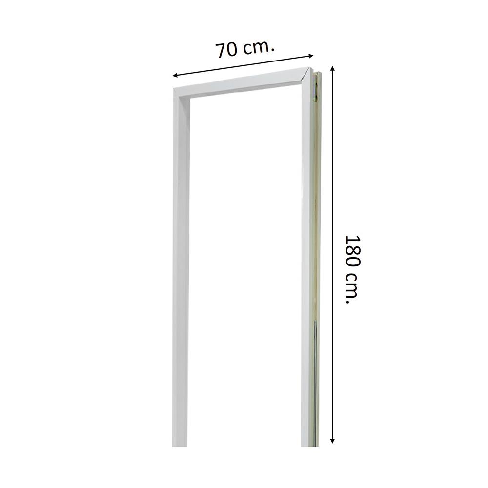 วงกบประตู POLYVINYL FOAM KING 70x180 ซม. สีขาว