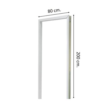 วงกบประตู POLYVINYL FOAM KING 80x200 ซม. สีขาว_4