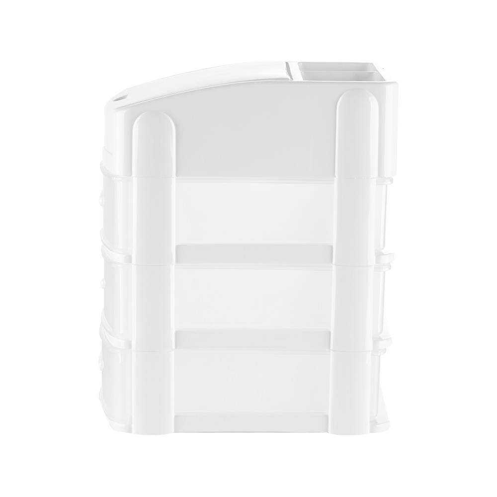 ชั้นลิ้นชักเล็ก 3 ชั้น API 1070M3 15.8X20X23.2 ซม. สีขาว