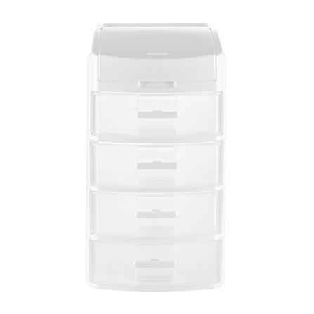 ชั้นลิ้นชักเล็ก 4 ชั้น API 1070M4 15.8X20X29 ซม. สีขาว_1