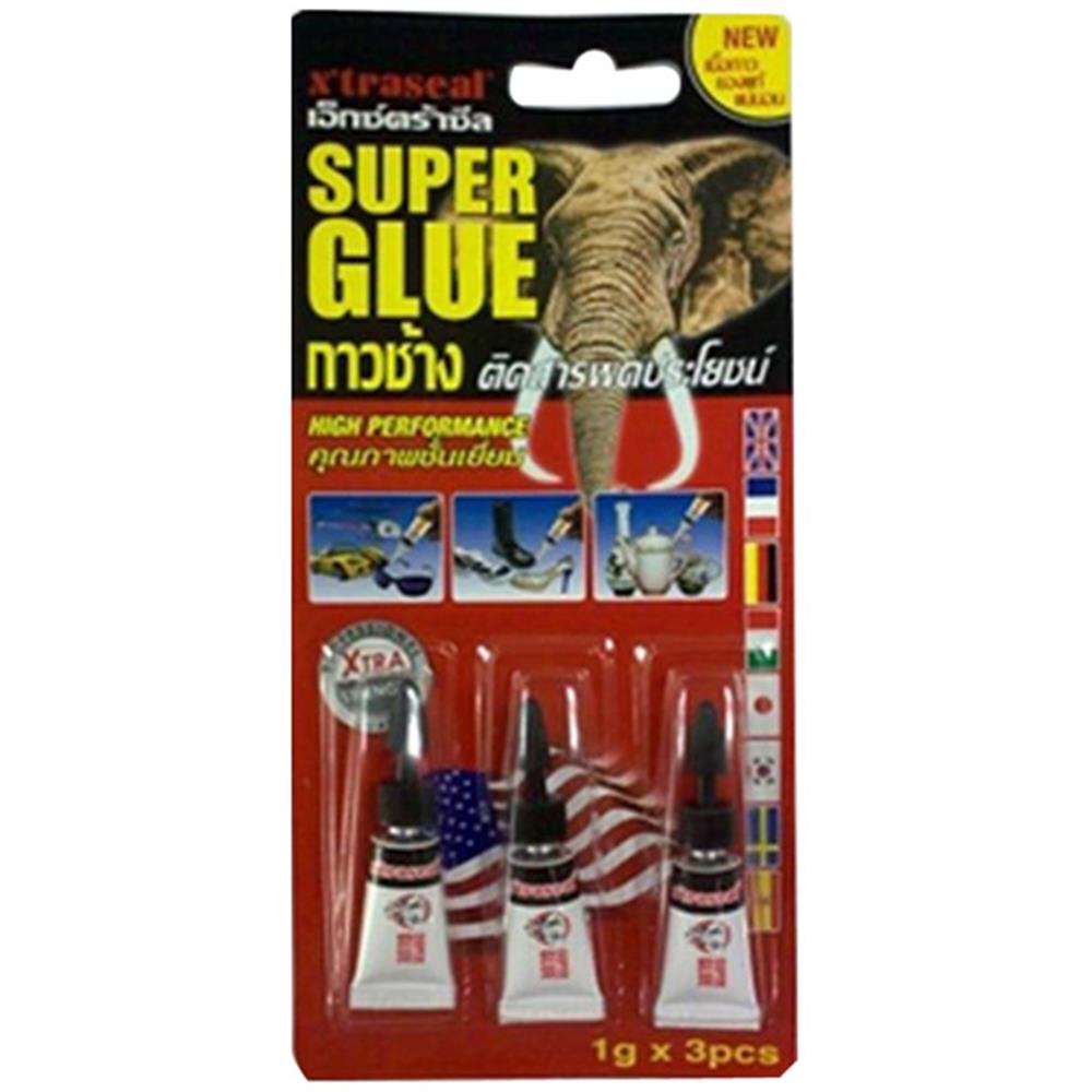 กาวช้าง X'TRASEAL 1 กรัม สีใส
