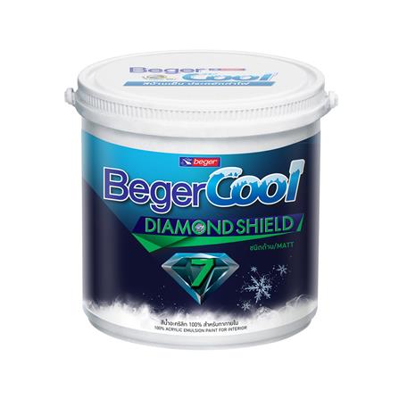 สีน้ำทาฝ้า BEGER COOL DIAMONDSHIELD 7 3599 ด้าน 1 แกลลอน_0
