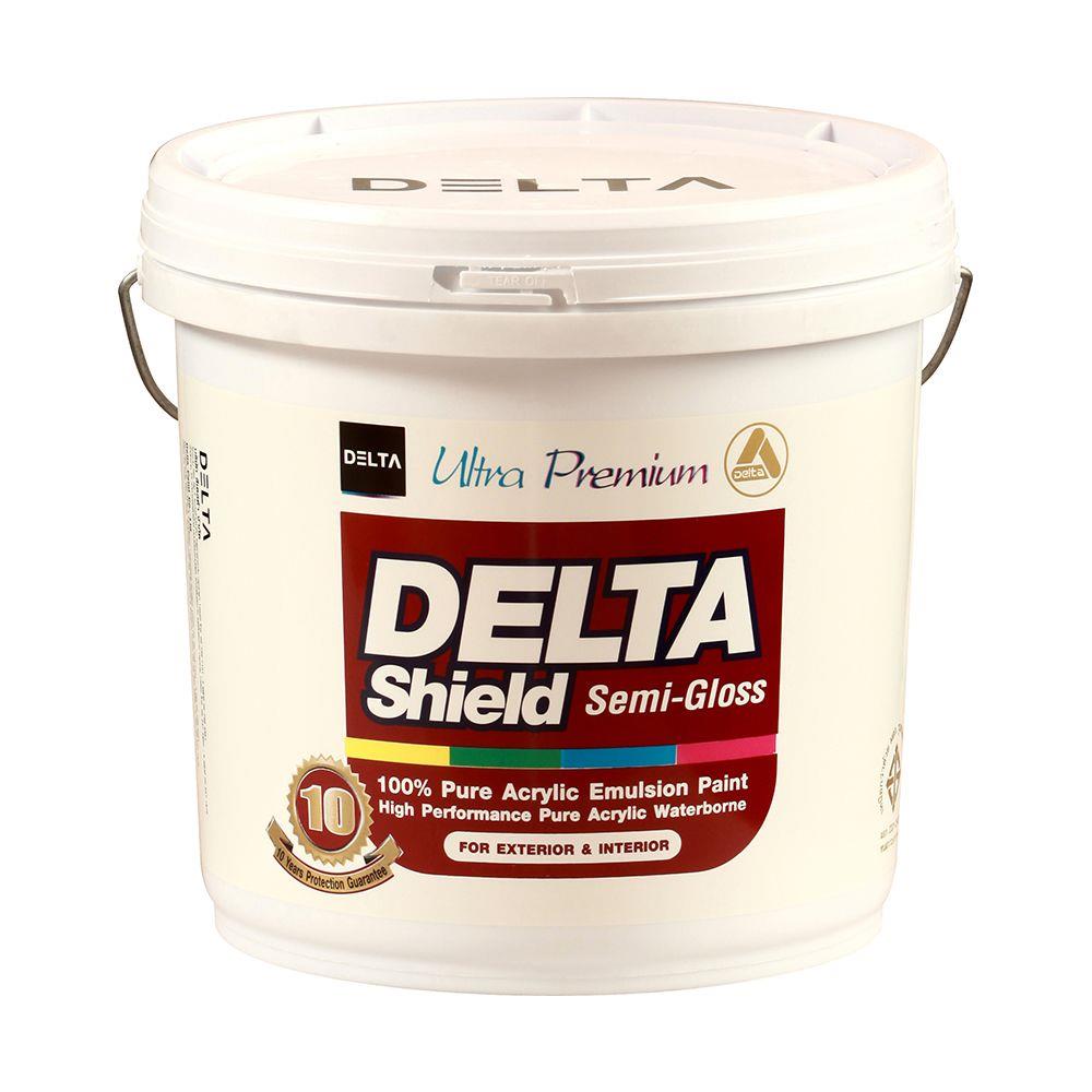 สีน้ำทาภายนอก DELTA SHIELD BASE E กึ่งเงา 2.5 แกลลอน