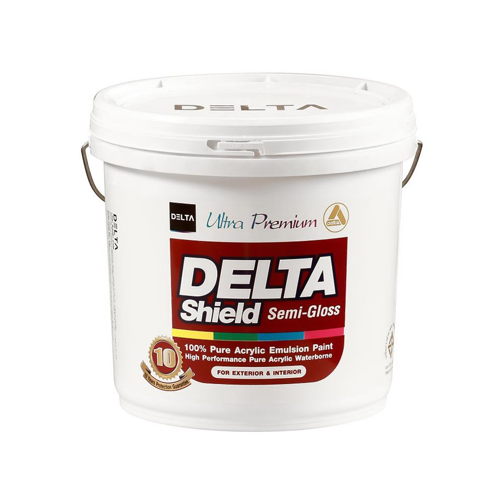 สีน้ำทาภายนอก DELTA SHIELD BASE C กึ่งเงา 1 แกลลอน