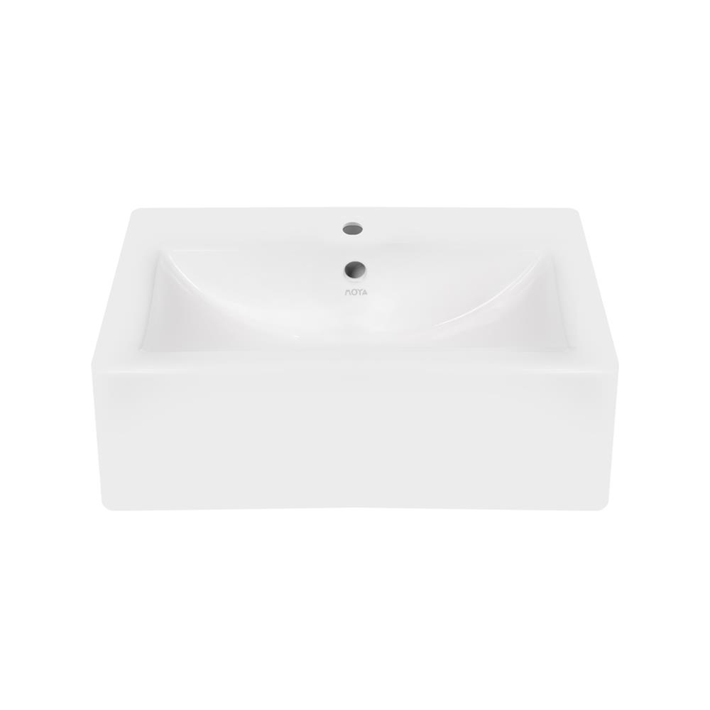 อ่างล้างหน้าลอย MOYA BA06 สีขาว