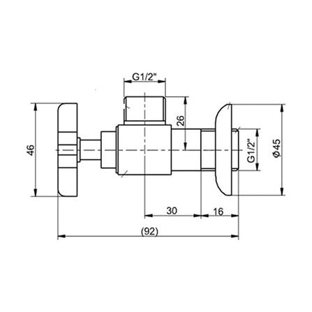 สต๊อปวาล์ว 1ทาง KOHLER K-12066T-3-CP_2