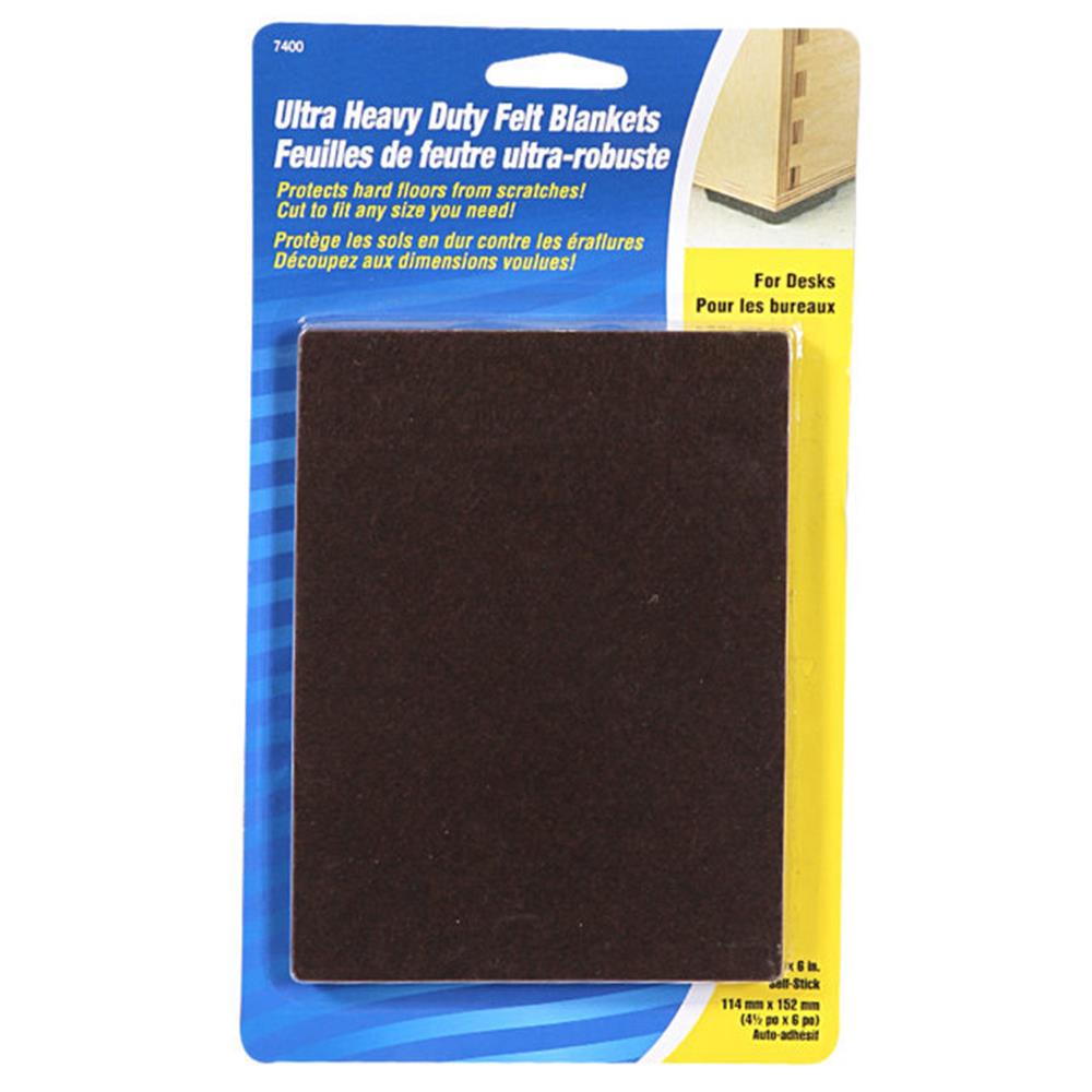 สักหลาดแบบเหลี่ยม SOFT TOUCH 4.5x6 นิ้ว สีน้ำตาล