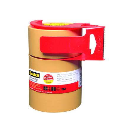เทป OPP 3M SCOTH 2 นิ้วX40 หลา สีน้ำตาล แพ็ก 3 ม้ว...