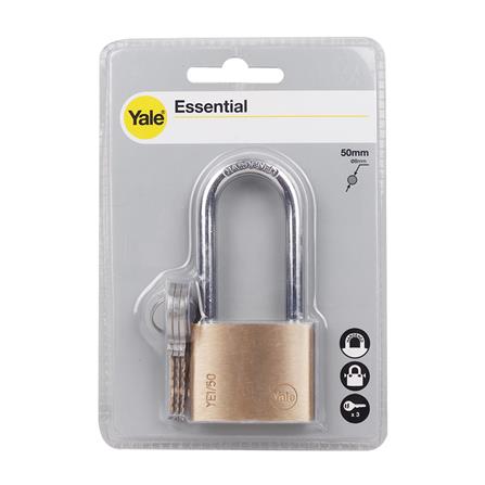 กุญแจสปริง YALE YE-50L 50MM PB 50 มม._2