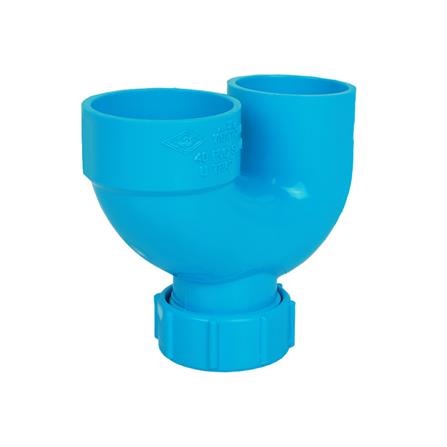 ท่อ U-TRAP PVC ท่อน้ำไทย 1 1/2 นิ้ว สีฟ้า