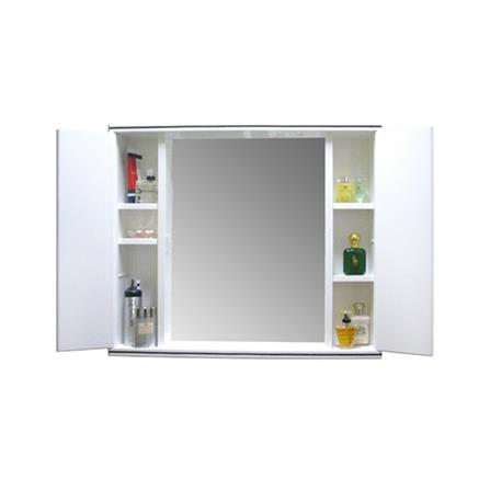 ตู้แขวนผนังพลาสติก QUEEN STUDIO สีขาว_2