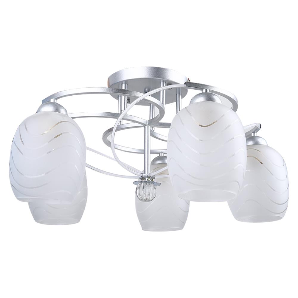 ไฟถาด L&E PSG62-065 แก้ว/อะคริลิค/สีขาว 5หัว