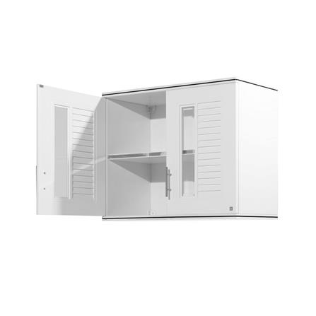 ตู้แขวนบานคู่ ABS KING PLAT-NOVA 90x67.8 ซม. สีขาว_2