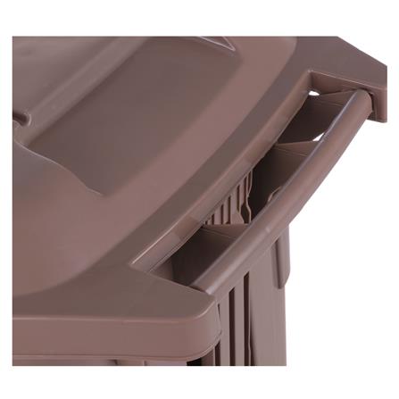 ถังขยะเหลี่ยมขาเหยียบ มีล้อ MODERN 85L สีเบจ_4