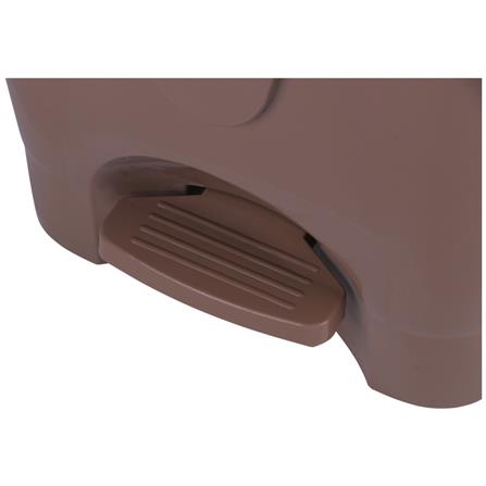 ถังขยะเหลี่ยมขาเหยียบ มีล้อ MODERN 85L สีเบจ_5