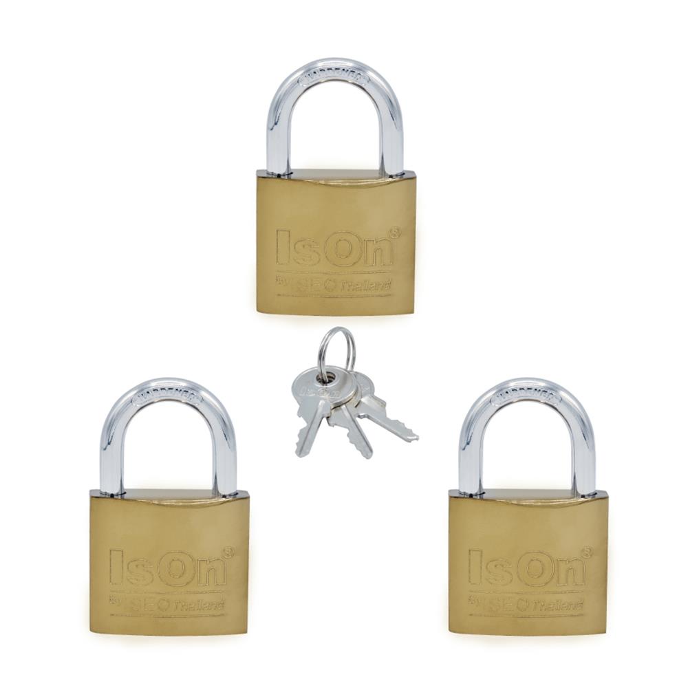 กุญแจคีย์อะไลก์ ISON KA38/3 38 มม. 3 ตัว/ชุด