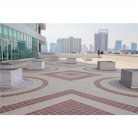 กระเบื้องพอร์ซเลน 4x4นิ้ว BEZEN RS4456 เรดบราวน์  (56P)_1