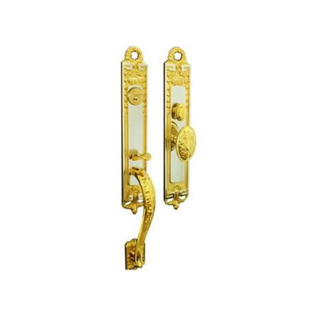 มือจับก้านโยกห้องทั่วไป MORTISE MUL-T-LOCK 6859 สีทองเงา/โครเมียม_0