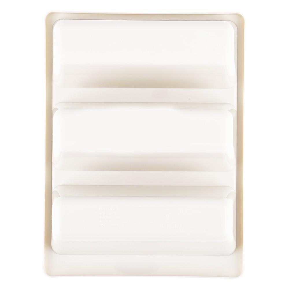 ถาดใส่รองเท้า 3 ช่อง KEYWAY PS-0046 22x29x9 ซม. สีน้ำตาล