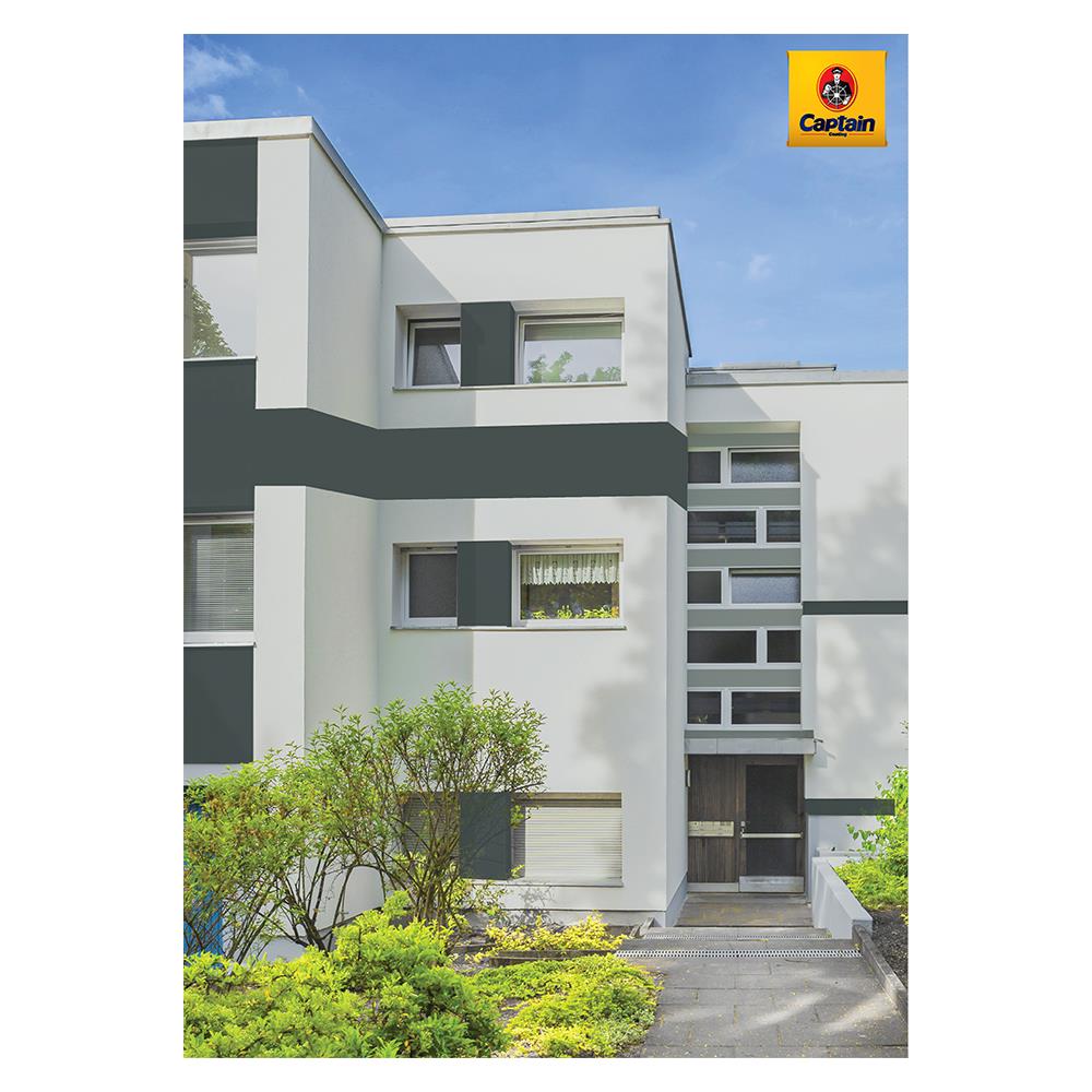 สีน้ำทาภายนอก CAPTAIN REPAINT BASE B เงา 2.5 แกลลอน