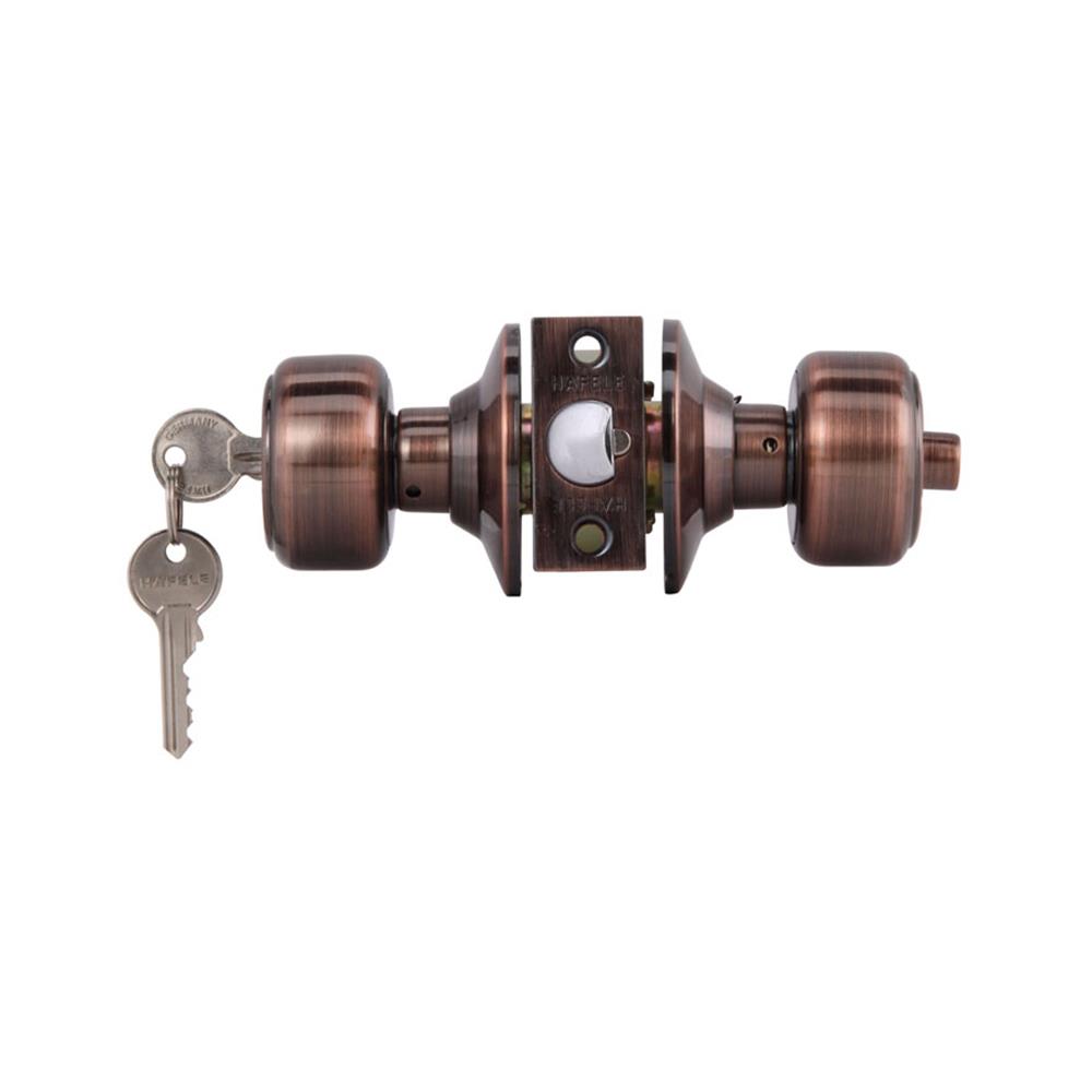 ลูกบิดประตู หัวจัน HAFELE 489.93.305 สีทองแดงรมดำ