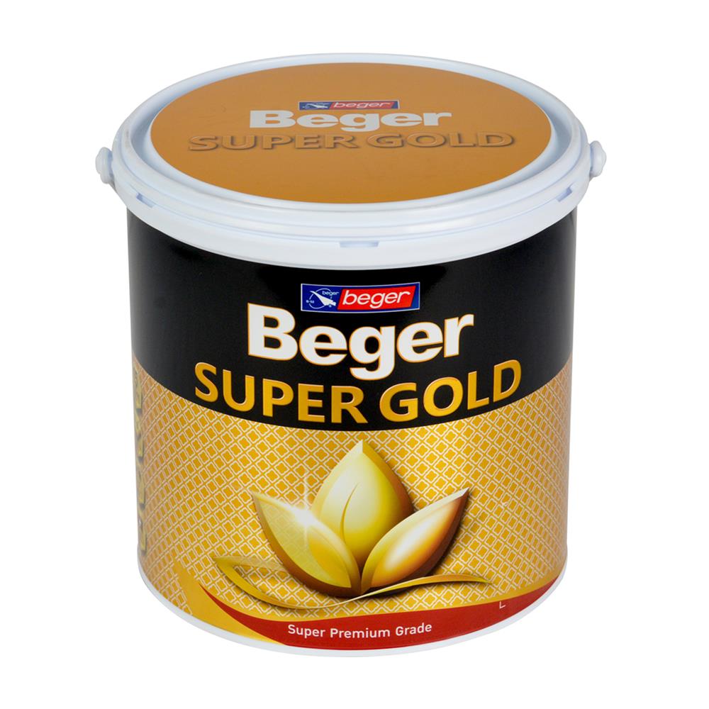 สีทองคำ ชนิดกึ่งเงา BEGER SUPER GOLD 234 1 แกลลอน