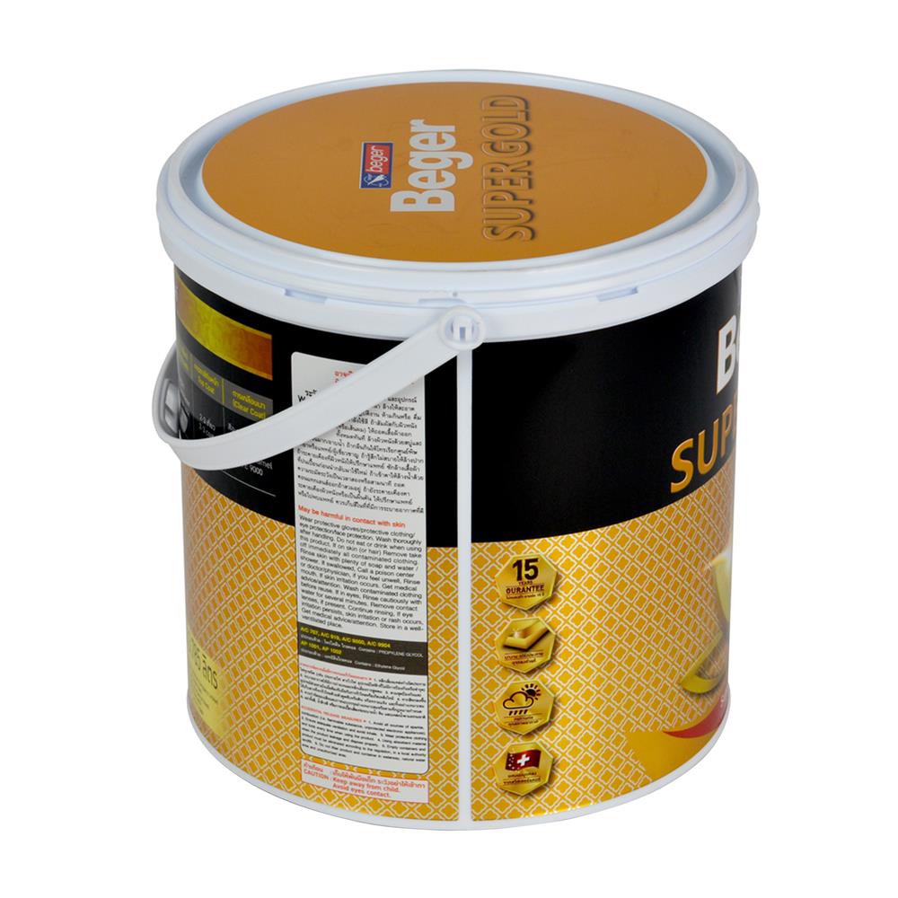 สีทองคำ ชนิดกึ่งเงา BEGER SUPER GOLD 234 1 แกลลอน