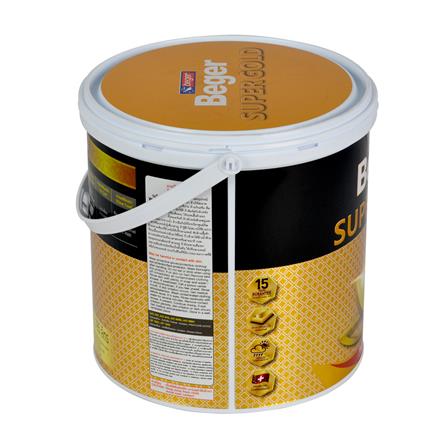 สีทองคำ ชนิดกึ่งเงา BEGER SUPER GOLD 234 1 แกลลอน_2