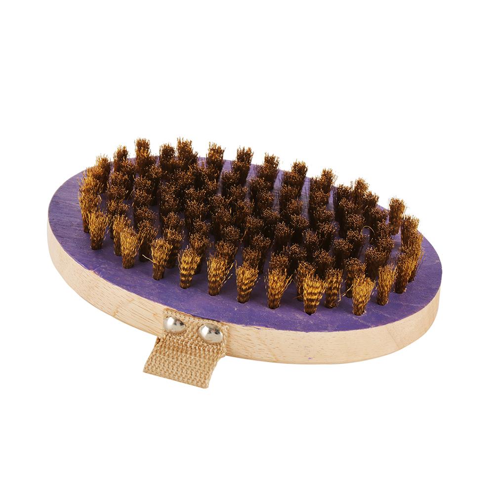 แปรงทองเหลืองขัดพื้น/ผนัง ตราสมอ 1585 สีธรรมชาติ