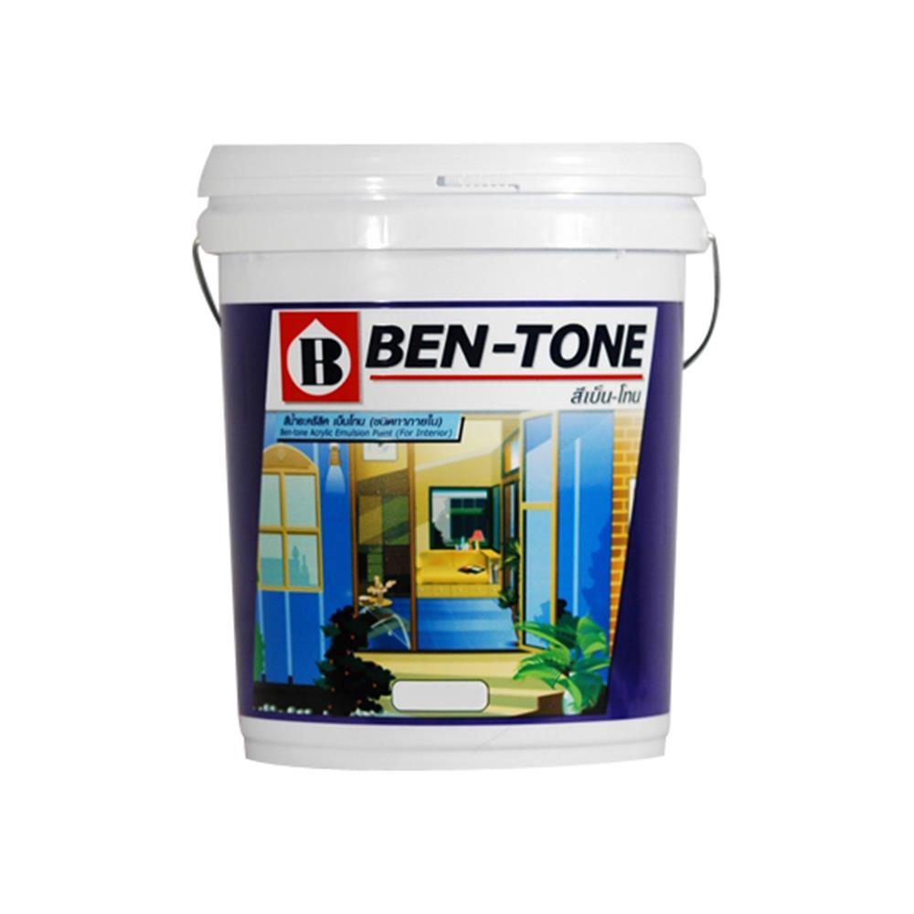 สีน้ำทาภายใน BEGER BEN-TONE I300 สีขาว ด้าน 5 แกลลอน