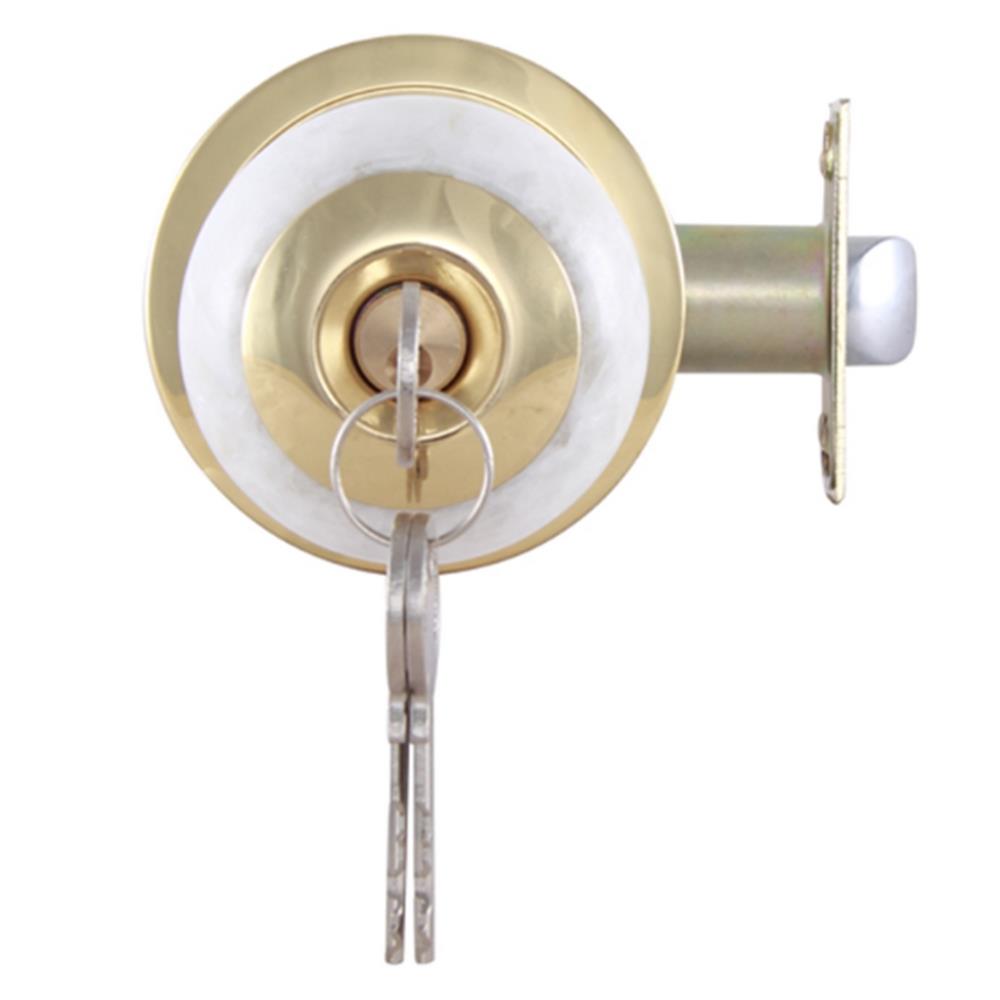 ลูกบิดทั่วไป หัวจัน HAFELE 489.93.711 สีหินอ่อนขาว/ทอง