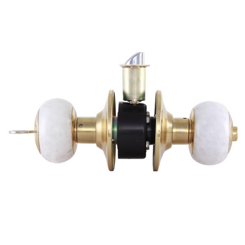 ลูกบิดทั่วไป หัวจัน HAFELE 489.93.711 สีหินอ่อนขาว/ทอง