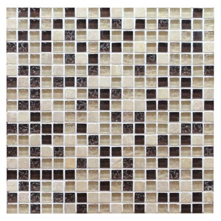 โมเสคแก้ว 30x30x0.80 ซม. สโตน บราวน์