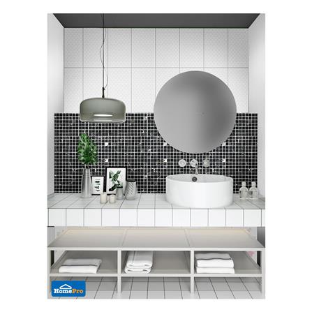 GLASS MOSAIC TILE TARA STONE BLACK 30x30x0.80CM_2